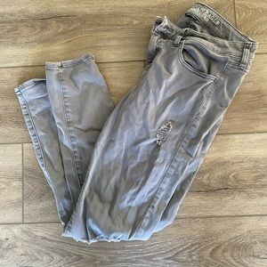 American Eagle Skinny Jeans super stretch 10 regular bluish grey